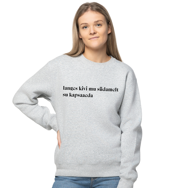 Unisex pusad "langes kivi mu südamelt su kapsaaeda"
