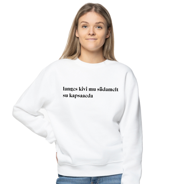 Unisex pusad "langes kivi mu südamelt su kapsaaeda"