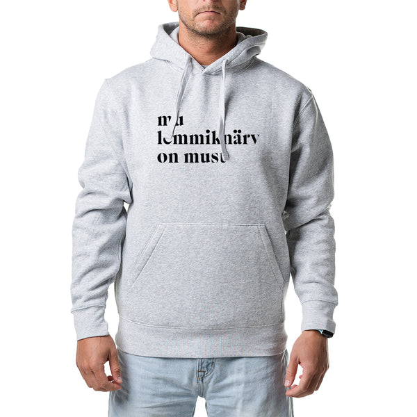 Unisex pusad "mu lemmiknärv on must"
