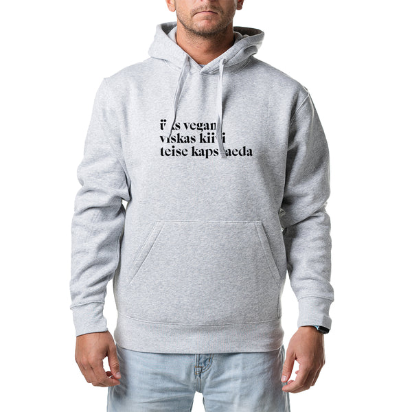 Unisex pusad "üks vegan viskas kiivi teise kapsaaeda"