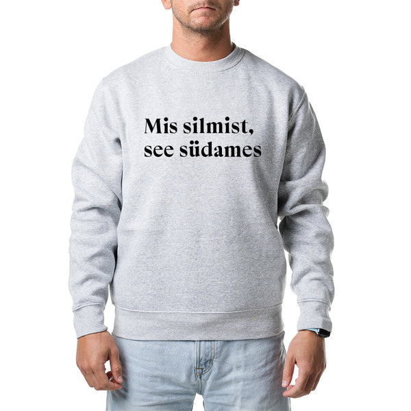 Unisex pusad "mis silmist, see südames"