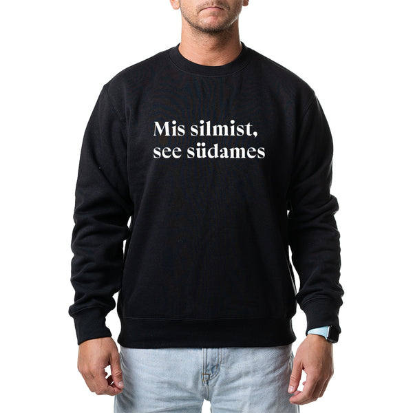 Unisex pusad "mis silmist, see südames"