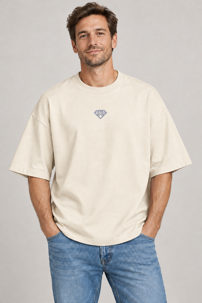 SUPERISA tikandiga oversize T-särk