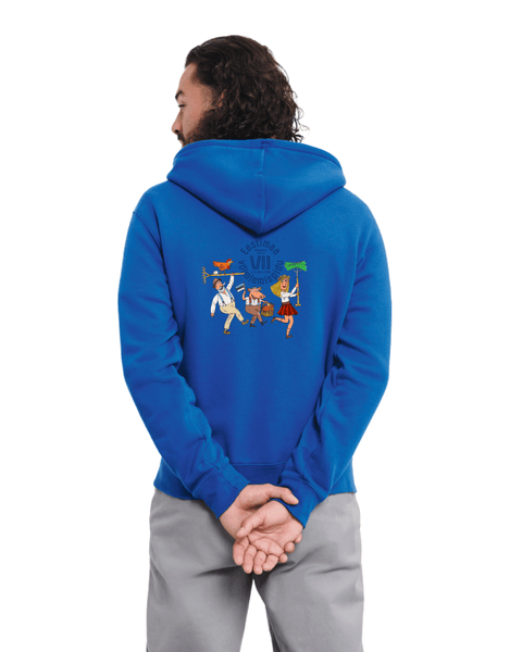 Eestimaa võimlemispeo unisex lukuga pusa