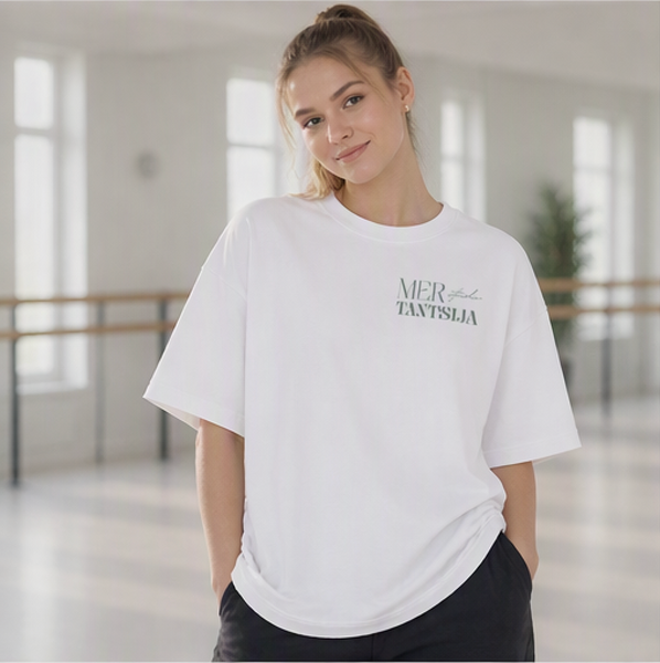 MER Stuudio TANTSIJA oversized t-särk, unisex