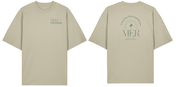 MER Stuudio TANTSIJA oversized t-särk, unisex