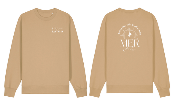 MER Stuudio TANTSIJA crewneck pusa, unisex