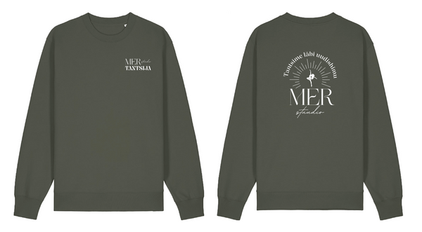 MER Stuudio TANTSIJA crewneck pusa, unisex