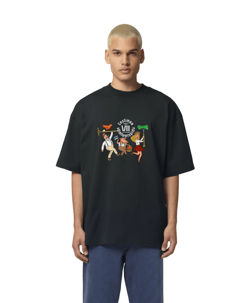 Eestimaa võimelmispeo unisex oversized T-särk "logoga"