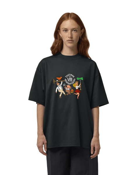Eestimaa võimelmispeo unisex oversized T-särk "logoga"
