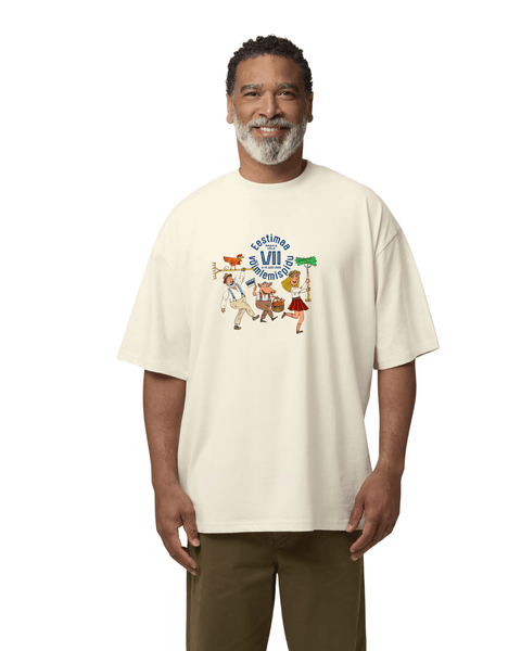 Eestimaa võimelmispeo unisex oversized T-särk "logoga"
