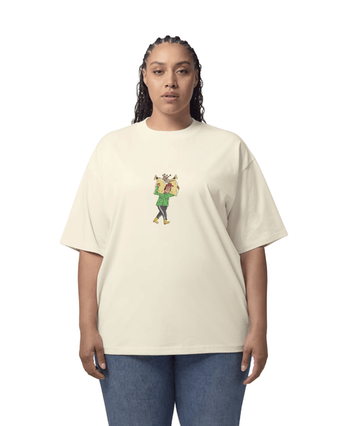 Eestimaa võimelmispeo unisex oversized T-särk "Põllumees"